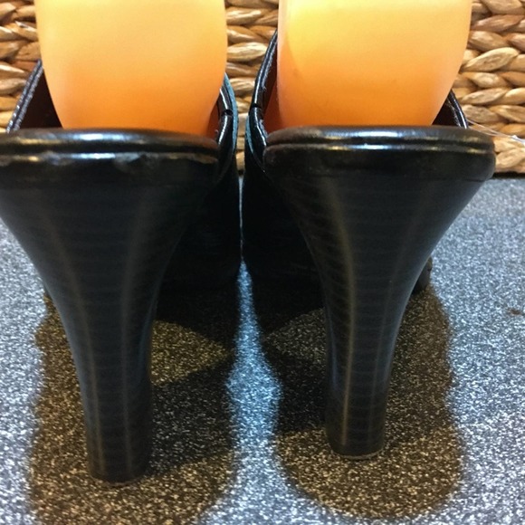 B.O.C. Black Clogs with Buckle Detail - Picture 4 of 8